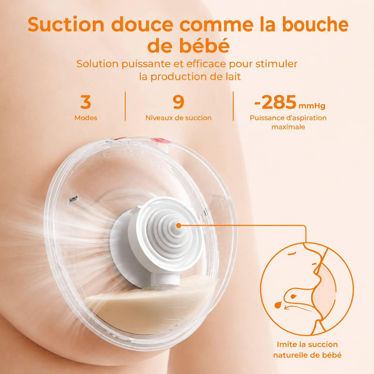 Tire-lait électrique M5 Smart