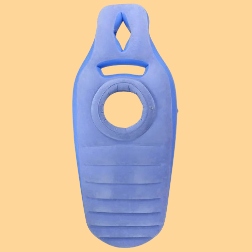 Oreiller gonflable - Trou au ventre