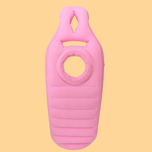 Oreiller gonflable - Trou au ventre