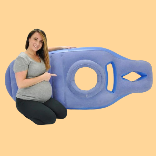 Oreiller gonflable - Trou au ventre