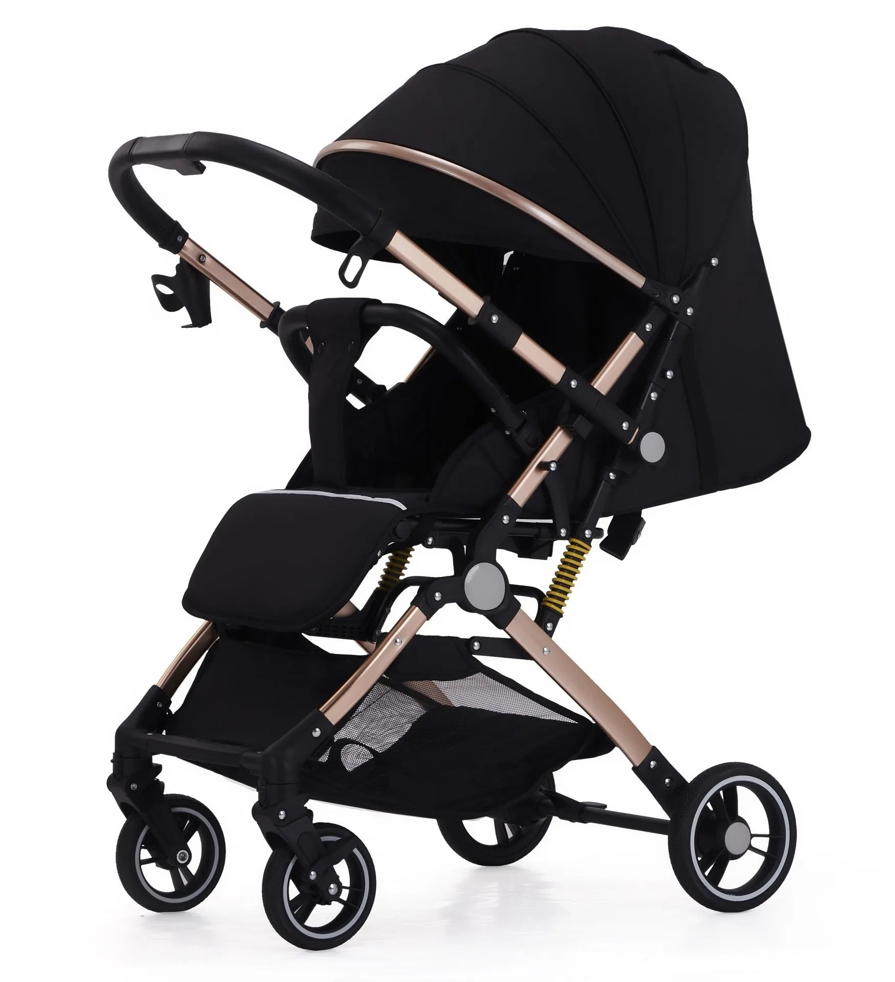 aby Carriage,Bi-directional ultra lightweight foldable high landscape four wheel shock absorber baby stroller,baby cart