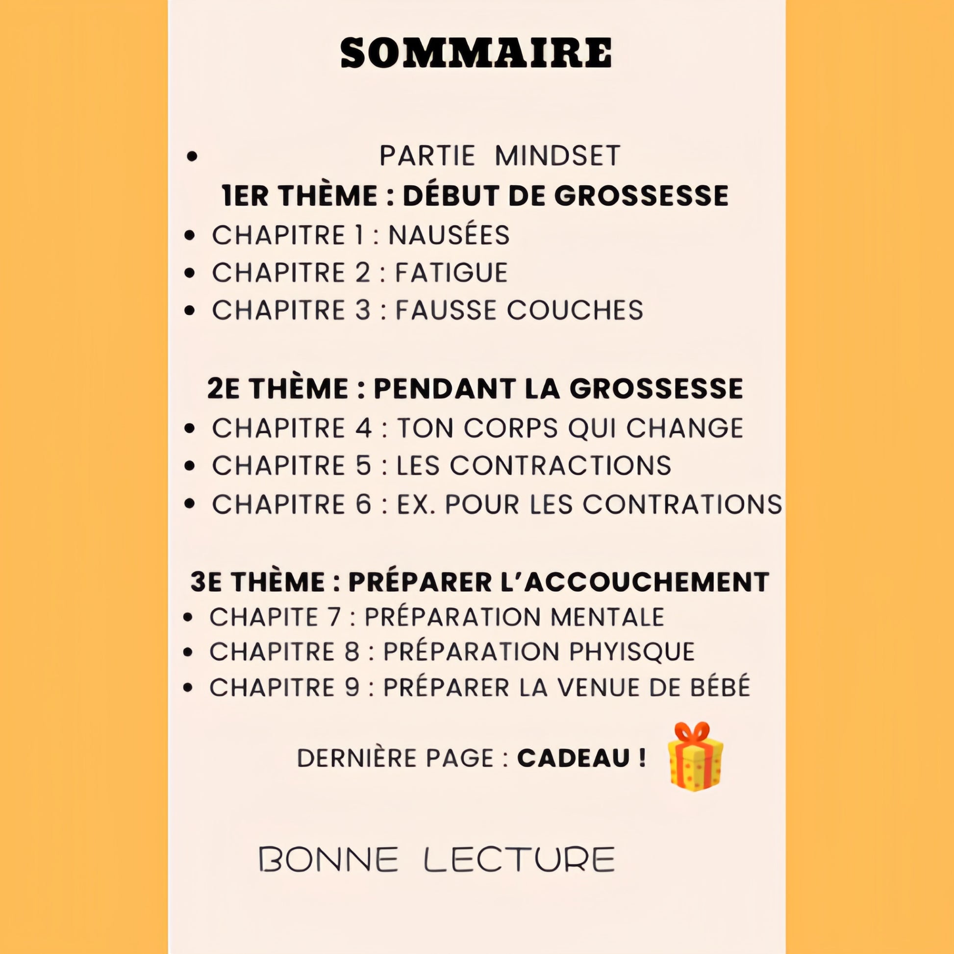 "Mom's Program" E-book pour femme enceinte