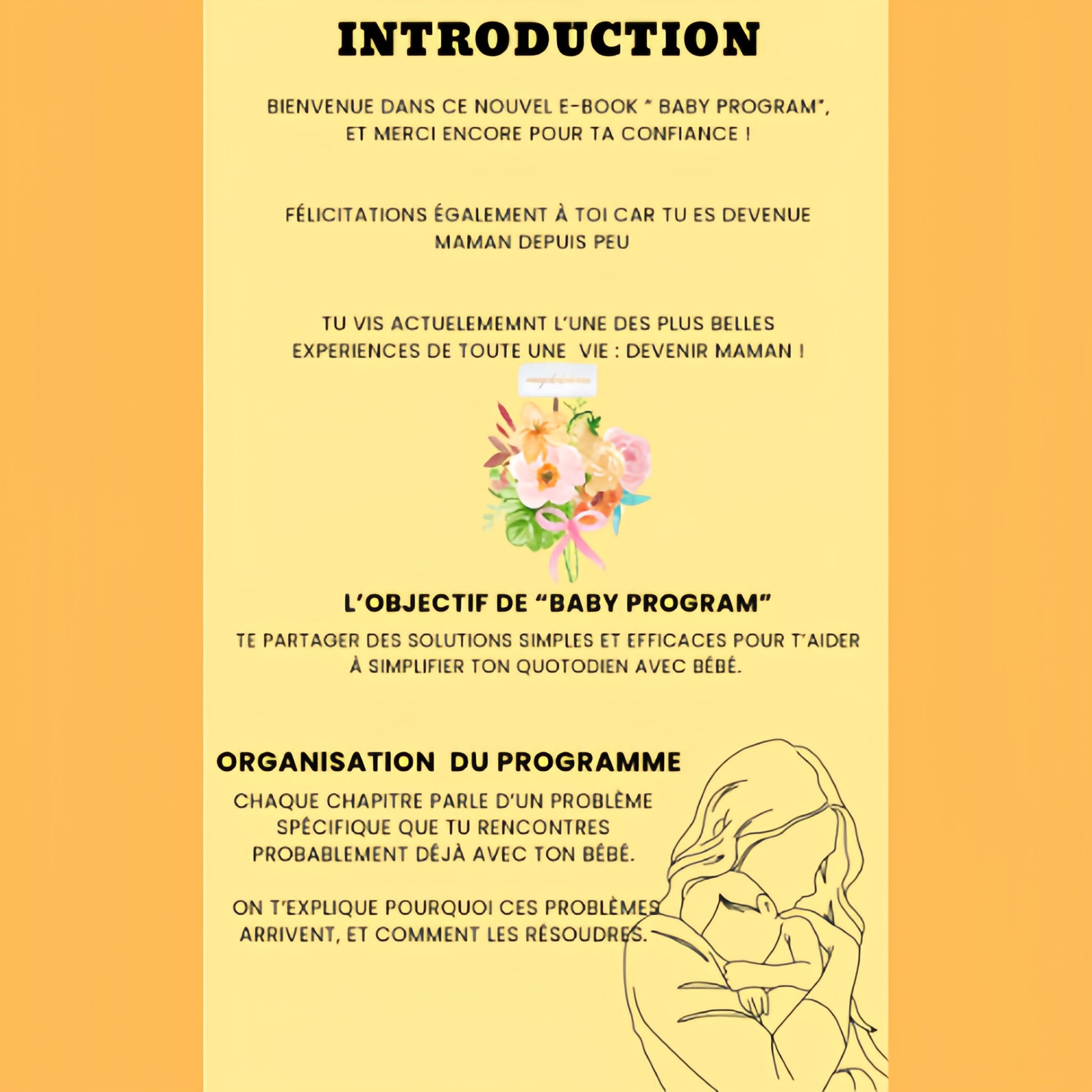 "Baby Program" E-book pour jeune maman