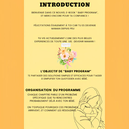 "Baby Program" E-book pour jeune maman