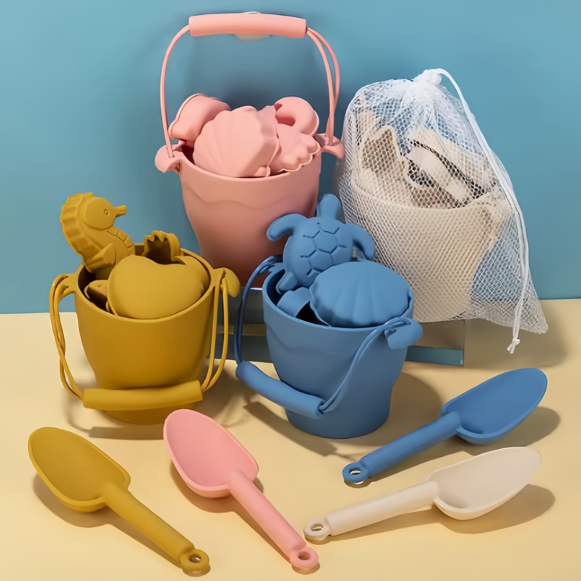 Jouets de plage en silicone