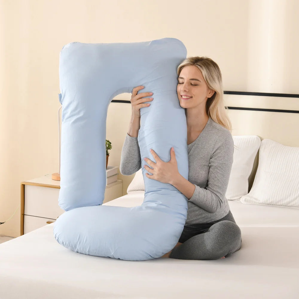 Small Size Pregnant Woman Pregnancy Cushion Maternity Women Sleeping Pillows Pregnancy Sleep Support Body Pillow 108x55cm