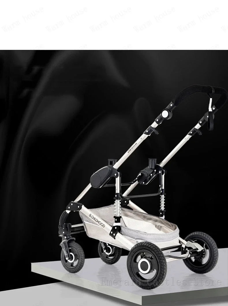 baby stroller 3in1 Luxury High Landscape baby pram portable baby pushchair multifunctional Newborn Carriage double faced