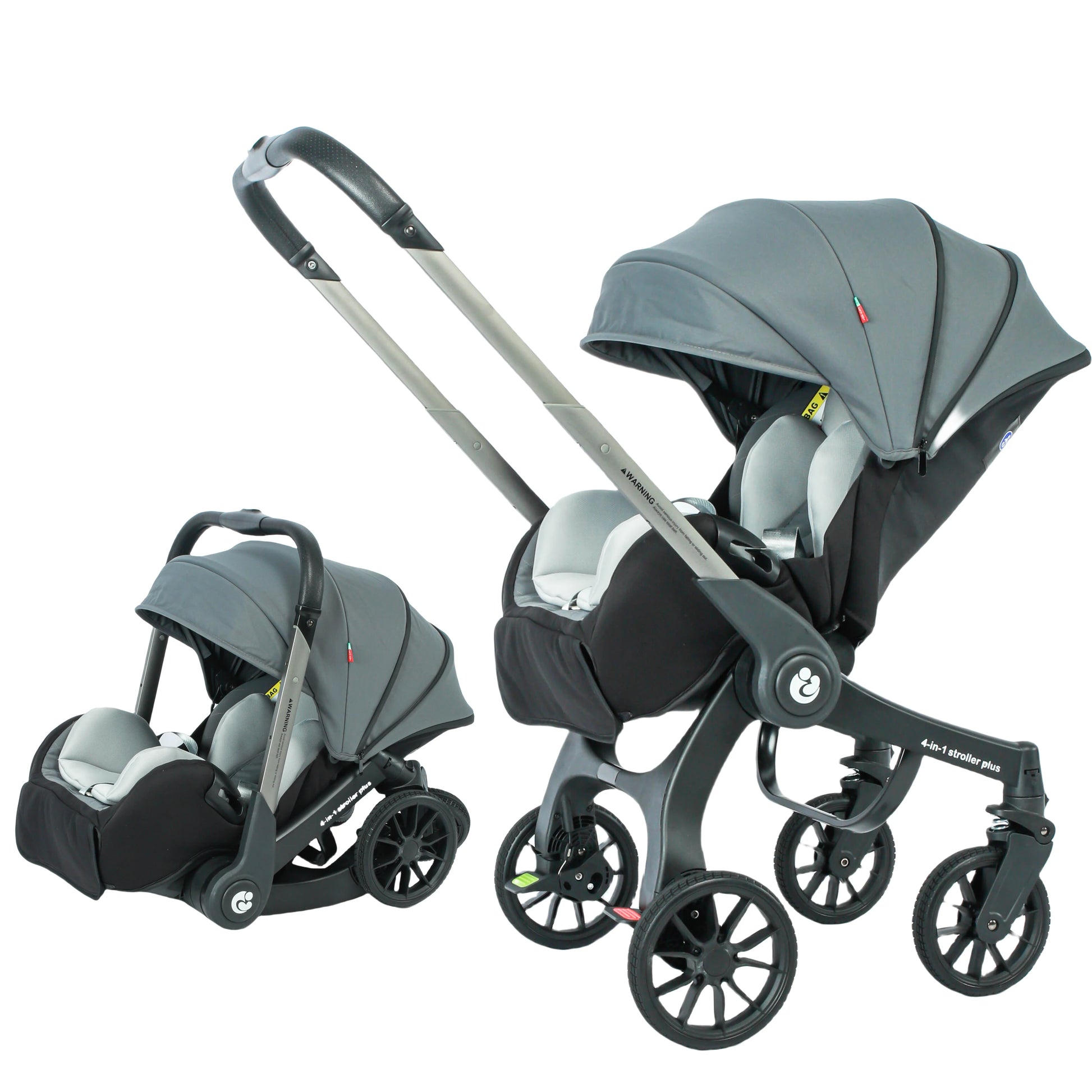 Baby stroller 4in1 Multifunctional newborn baby stroller 3in1 Foldable Basket type seat Lightweight Travel Pram