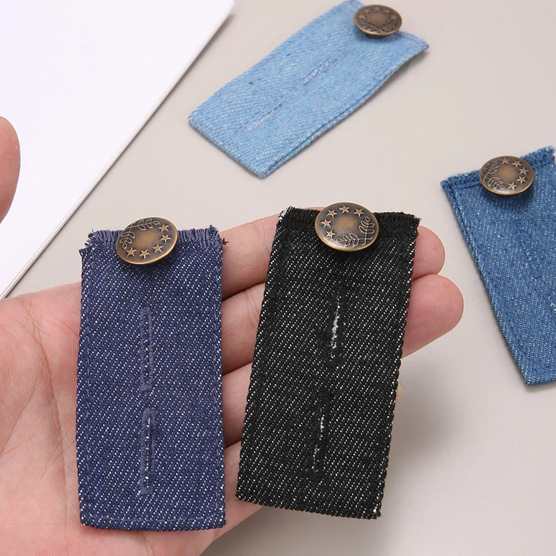 2/4pcs Extension Buttons for Pant Long Buckle Hook Stretch Adjustment Waist Buckle Extension Quilting Supplies