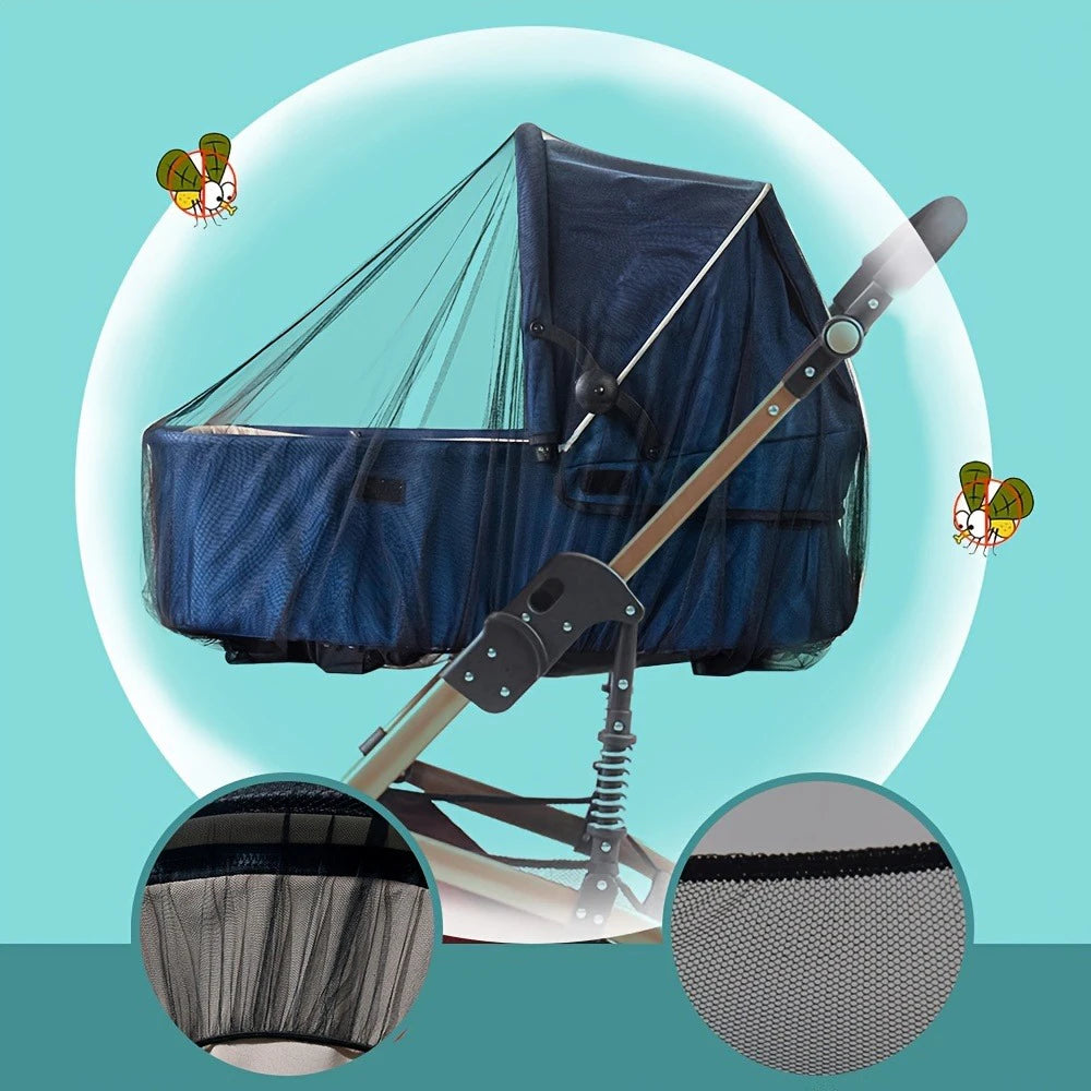 Mosquito Net for Stroller Baby Cribs for Stroller Bassinet Playard Breathable Mesh Insect Outdoor Net Baby Stroller Accessories