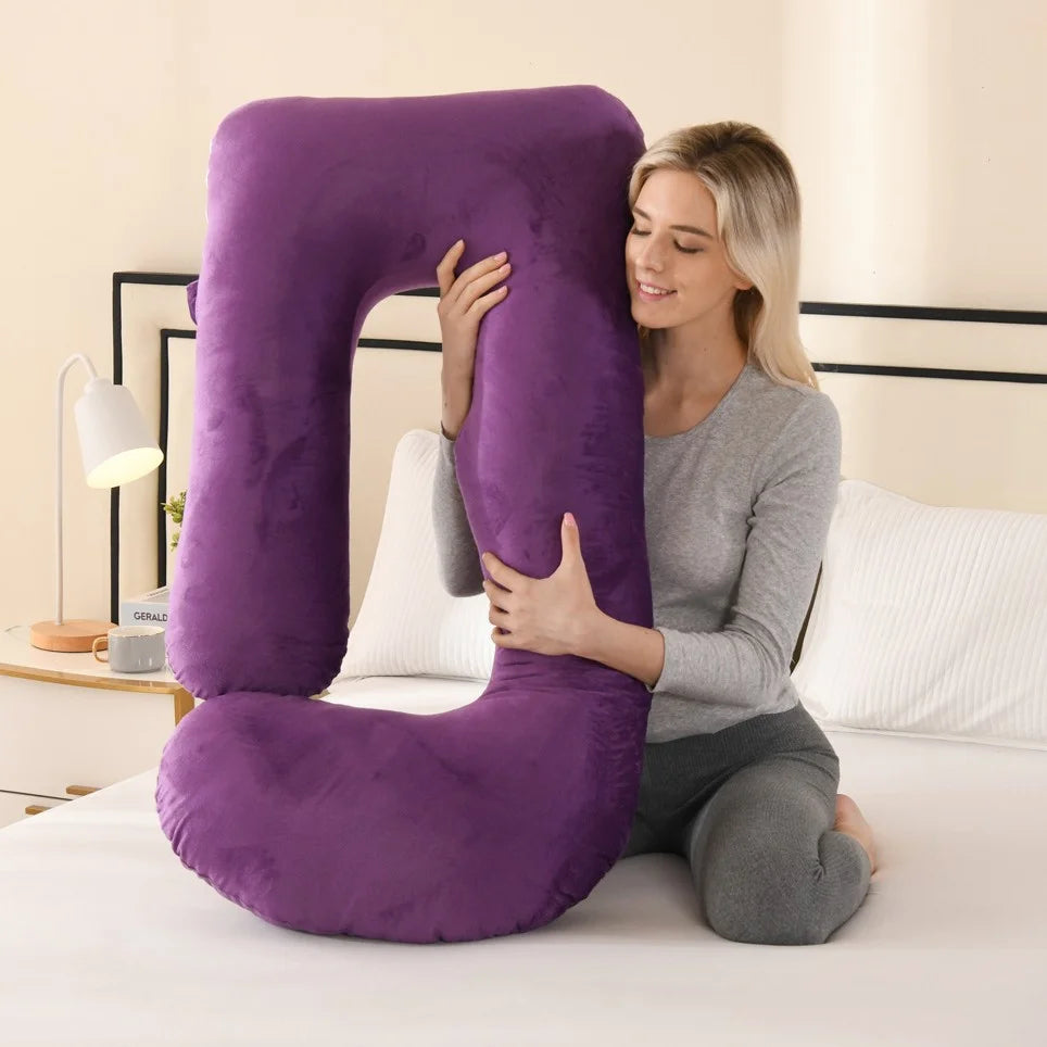 Small Size Pregnant Woman Pregnancy Cushion Maternity Women Sleeping Pillows Pregnancy Sleep Support Body Pillow 108x55cm