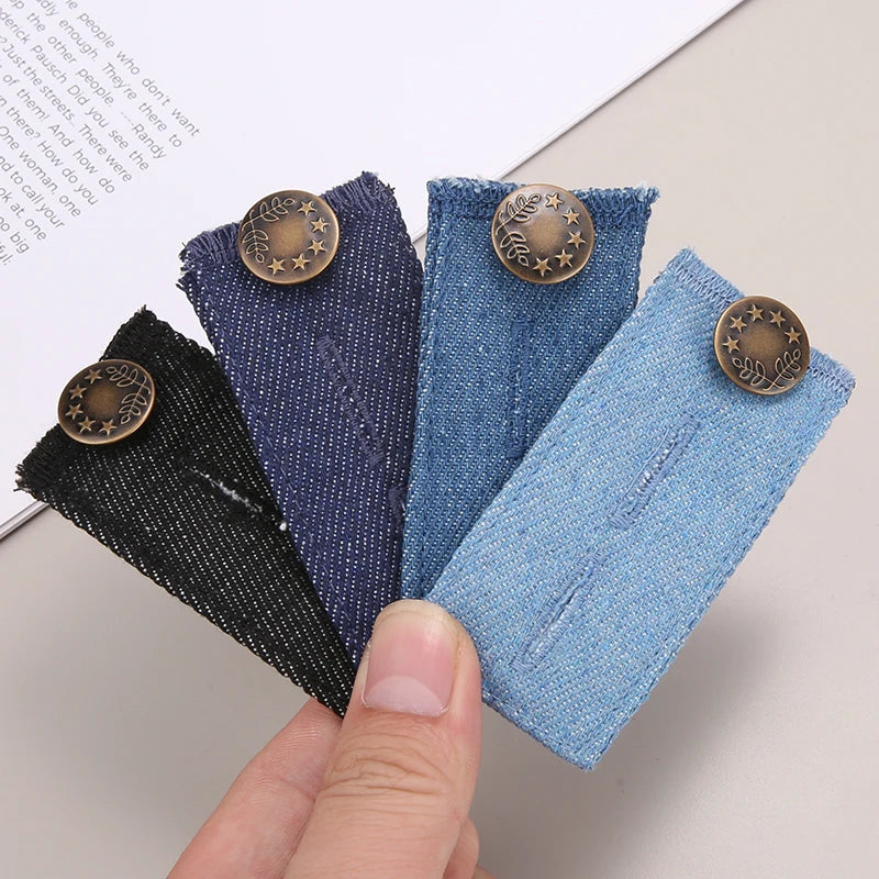 2/4pcs Extension Buttons for Pant Long Buckle Hook Stretch Adjustment Waist Buckle Extension Quilting Supplies