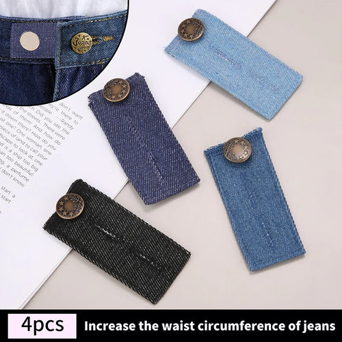 2/4pcs Extension Buttons for Pant Long Buckle Hook Stretch Adjustment Waist Buckle Extension Quilting Supplies