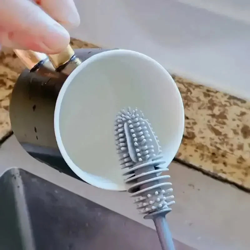 Brosse de nettoyage en silicone