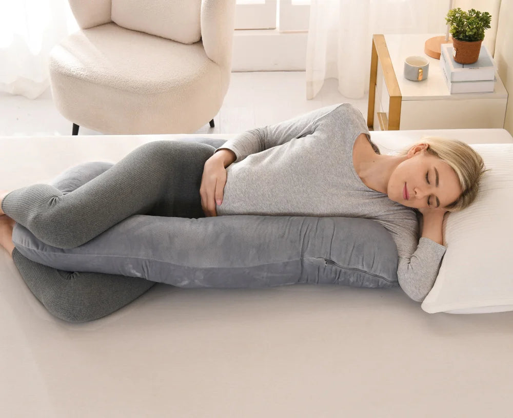 Small Size Pregnant Woman Pregnancy Cushion Maternity Women Sleeping Pillows Pregnancy Sleep Support Body Pillow 108x55cm