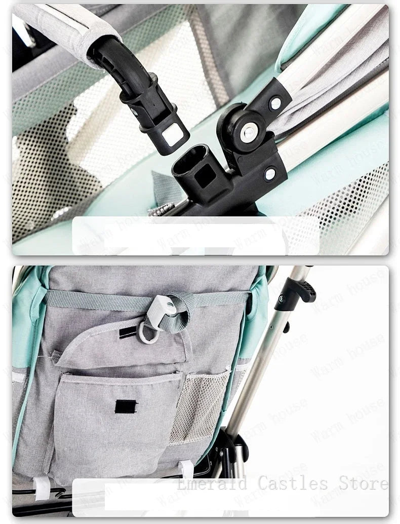 baby stroller 3in1 Luxury High Landscape baby pram portable baby pushchair multifunctional Newborn Carriage double faced