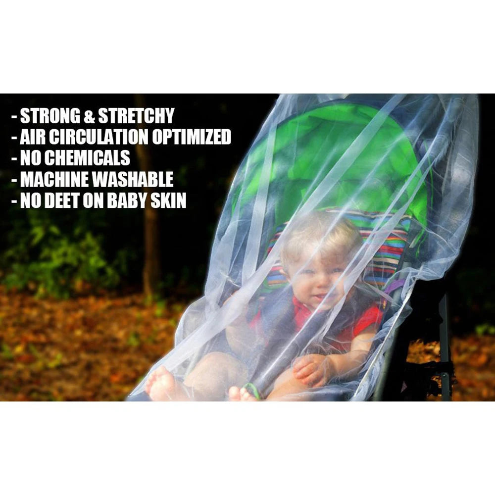 Mosquito Net for Stroller Baby Cribs for Stroller Bassinet Playard Breathable Mesh Insect Outdoor Net Baby Stroller Accessories