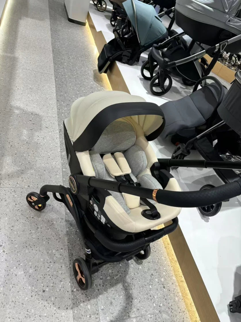 3-in-1 baby safety stroller, two-way newborn baby safety seat, portable 3-in-1 stroller for ages 0-2le for 0-2 years old