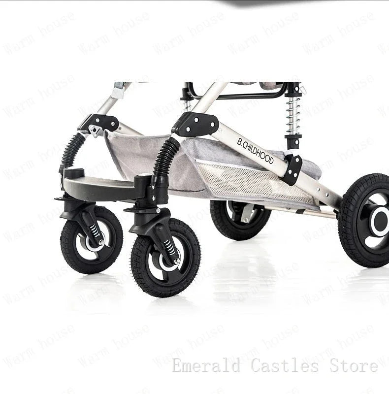 baby stroller 3in1 Luxury High Landscape baby pram portable baby pushchair multifunctional Newborn Carriage double faced