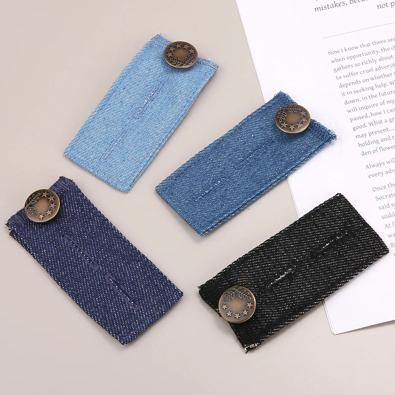 2/4pcs Extension Buttons for Pant Long Buckle Hook Stretch Adjustment Waist Buckle Extension Quilting Supplies