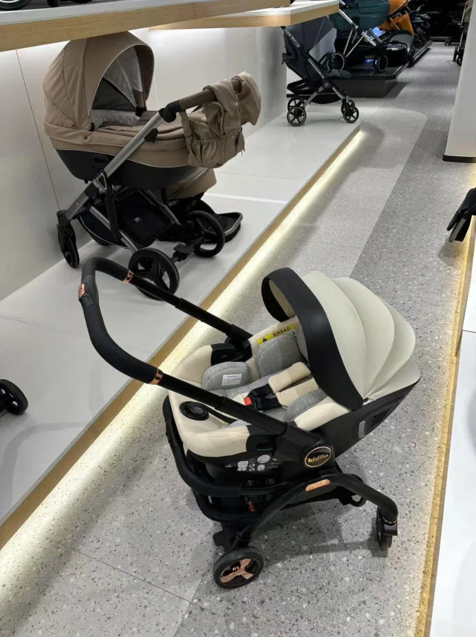 3-in-1 baby safety stroller, two-way newborn baby safety seat, portable 3-in-1 stroller for ages 0-2le for 0-2 years old