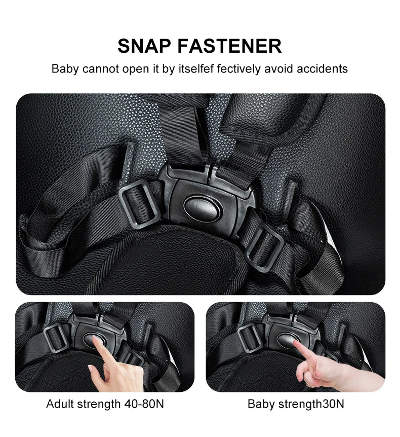 3-in-1 PU Waterproof Multi-Functional Baby Stroller Lightweight Stroller with Seat - Compact Foldable for Newborns to Toddlers