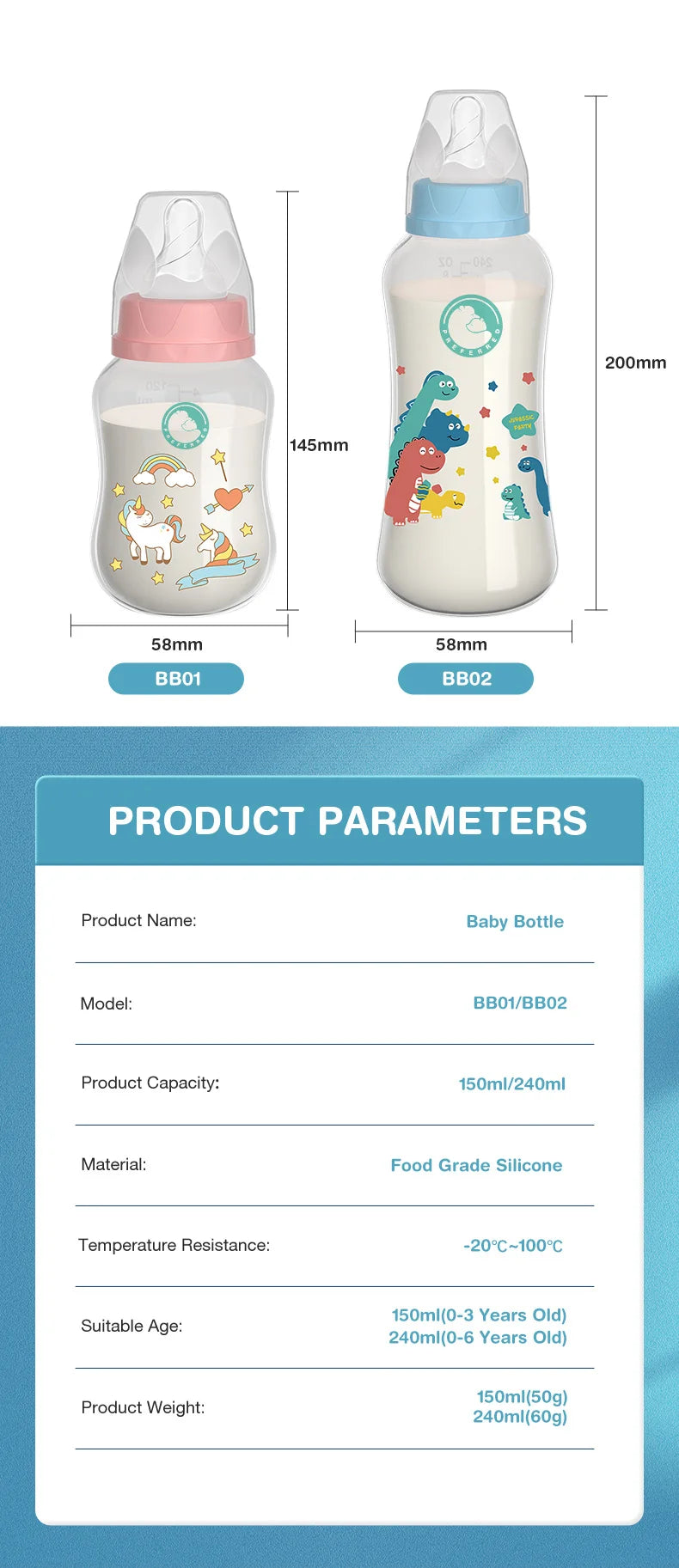 Biberons - 150/240ML