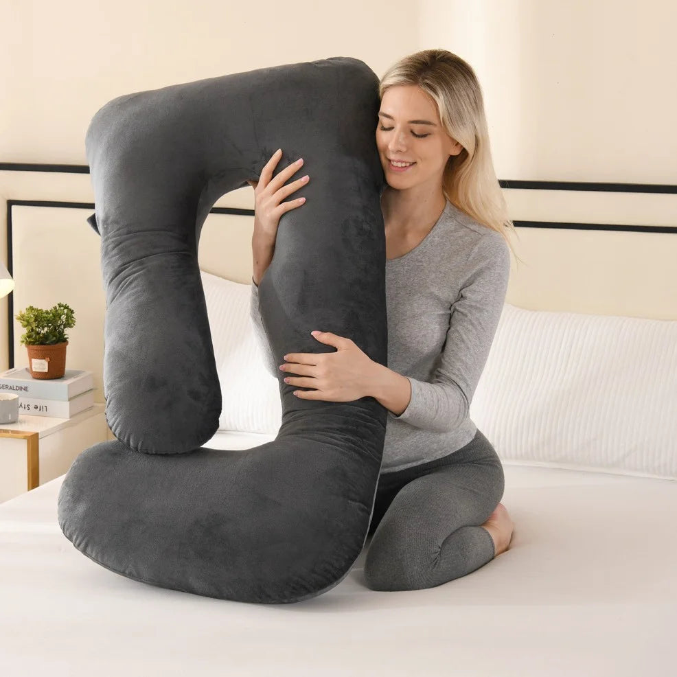 Small Size Pregnant Woman Pregnancy Cushion Maternity Women Sleeping Pillows Pregnancy Sleep Support Body Pillow 108x55cm