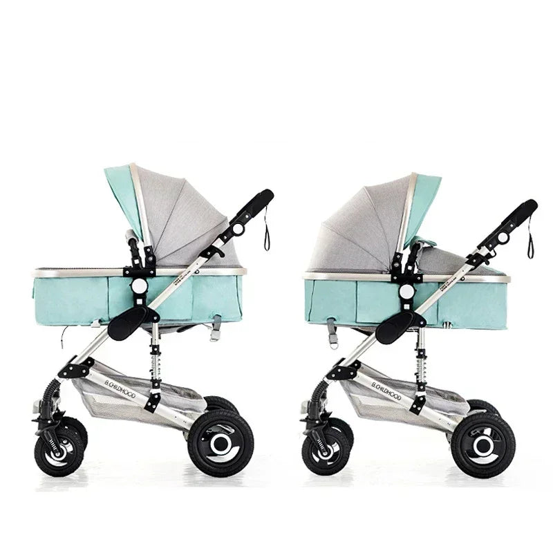 baby stroller 3in1 Luxury High Landscape baby pram portable baby pushchair multifunctional Newborn Carriage double faced